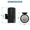 Luxrite Dusk to Dawn LED Wall Lights 12in up or Up and Down Light 3CCT 3000K-5000K 20/30/40W IP65 ETL, 2PK LR40338-2PK - alternate 3